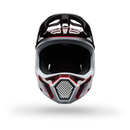 Fox Rampage RS Crypt Helm | weiß/rot | Größe L