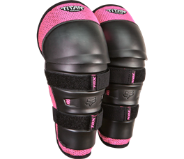 Fox Kinder Peewee Titan Knieschoner | schwarz | Gr. DU