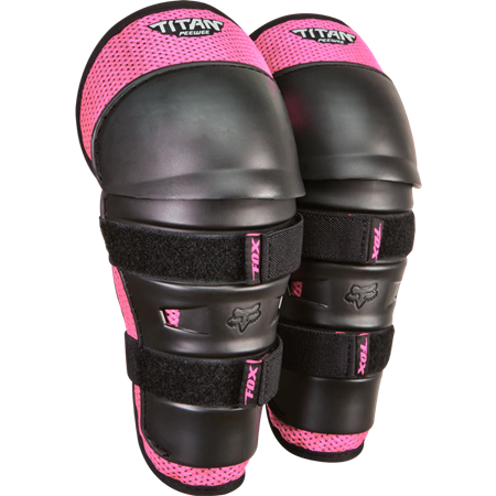 Fox Kinder Peewee Titan Knieschoner | schwarz | Gr. DU