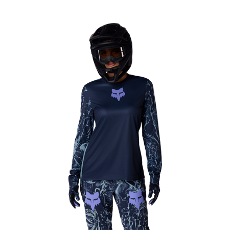 Fox Ranger Img Print Langarmtrikot Damen | arktisblau