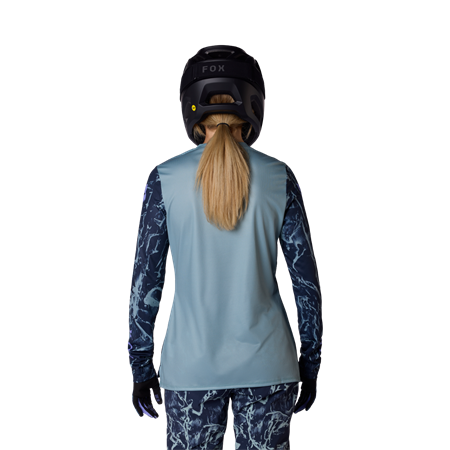 Fox Ranger Img Print Langarmtrikot Damen | arktisblau