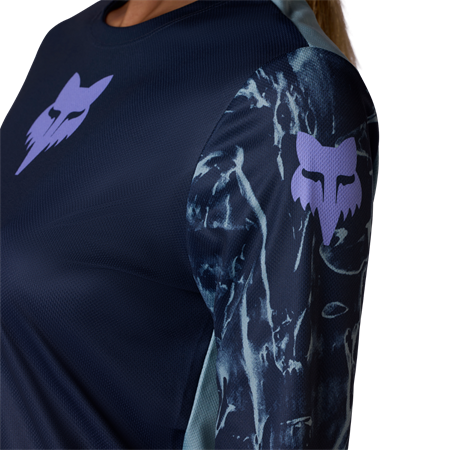 Fox Ranger Img Print Langarmtrikot Damen | arktisblau