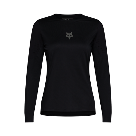 Fox Flexair Langarmtrikot für Damen | schwarz | Gr. M