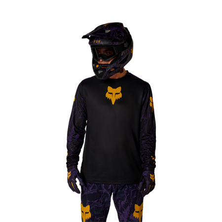 Fox Ranger Image Print Langarmtrikot | pflaume | XL