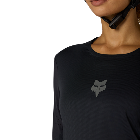 Fox Flexair Langarmtrikot für Damen | schwarz | Gr. L