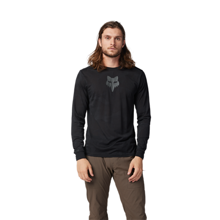 Fox Ranger TruDri™ Langarm-Jersey | schwarz | Größe S