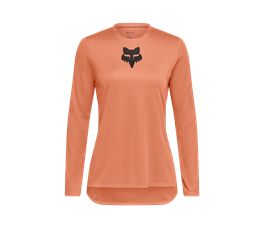 Fox Damen Ranger Fox Head Langarmtrikot | koralle | L