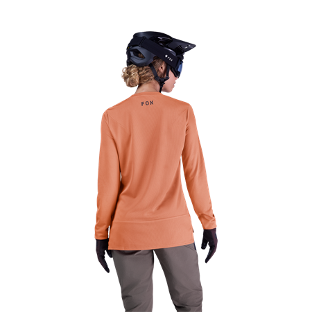 Fox Damen Ranger Fox Head Langarmtrikot | koralle | L