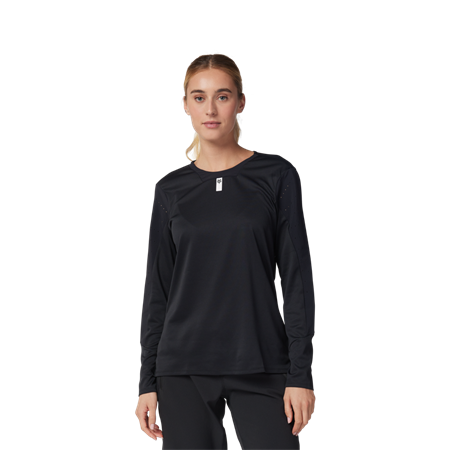 Fox Defend Damen Langarm-Jersey | schwarz | Größe XS