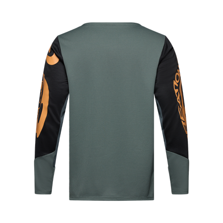 Fox Defend Creation Langarmtrikot f. Kids | salbeigrün