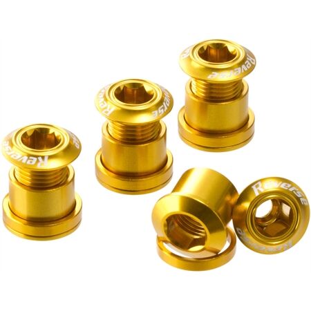 REVERSE COMPONENTS Kettenblattschrauben-Set (4 Stk./Gold)