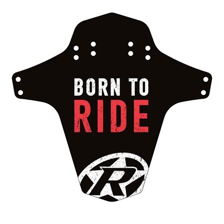 REVERSE COMPONENTS Mudfender - Born to Ride (Schwarz/Rot)