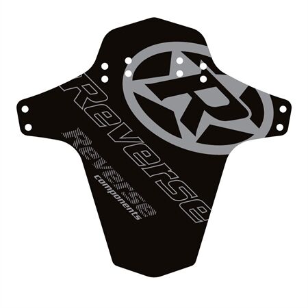 REVERSE COMPONENTS Mudfender - Logo (Schwarz/Grau)