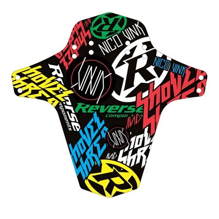 REVERSE COMPONENTS Mudfender - Nico Vink Stickerbomb (Mehrfarbig)