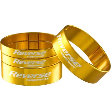 REVERSE COMPONENTS Spacer Set Ultra-Light 1 1/8" (Gold)