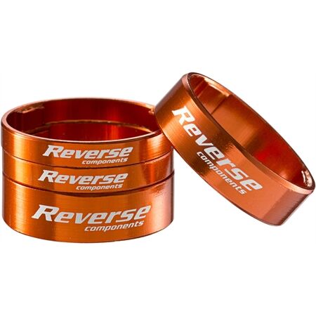 REVERSE COMPONENTS Spacer Set Ultra-Light 1 1/8" (Orange)