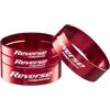 REVERSE COMPONENTS Spacer Set Ultra-Light 1 1/8" (Rot)