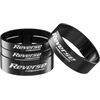 REVERSE COMPONENTS Spacer Set Ultra-Light 1 1/8" (Schwarz)