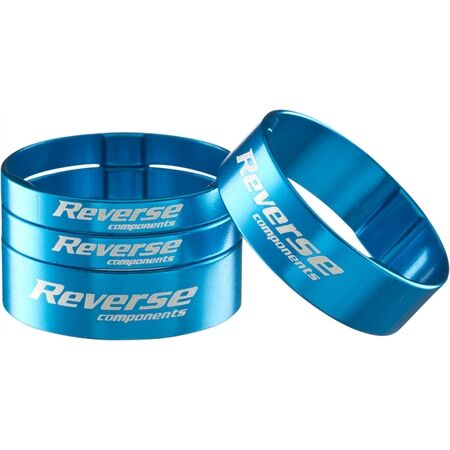 REVERSE COMPONENTS Spacer Set Ultra-Light 1 1/8" (Hellblau)