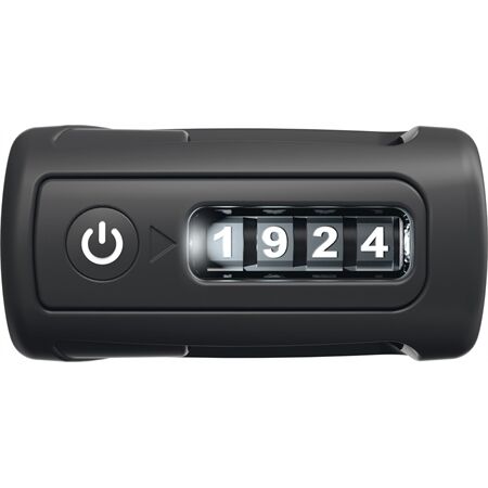 ABUS BORDO Combo™ 6000C/90 LED Faltschloss | black | SH