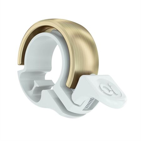 KNOG Oi Classic - small "white-brass" | Klingel