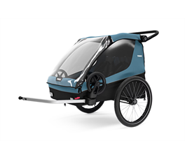 Thule Courier 2 Kinderanhänger | Aegean Blau