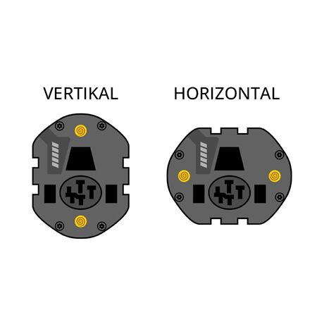 Bosch Anschraubplatte PowerTube | vertikal