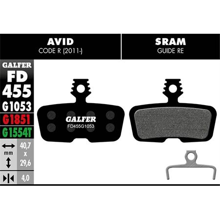 Galfer Bremsbelag Performance | SRAM AVID Code