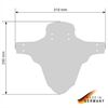 UNLEAZHED Mudguard unsplash M01 | 24" - 29" UNLEAZHED Mudguard unsplash M01 | 24" - 29"