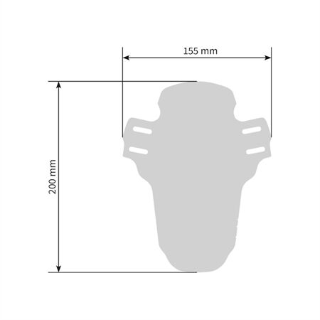 UNLEAZHED Mudguard small Gravelbike MG01