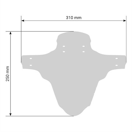 UNLEAZHED Mudguard unsplash M01 | 24" - 29"