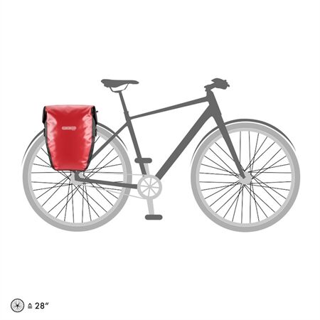 ORTLIEB Back-Roller City red - black | 40 L