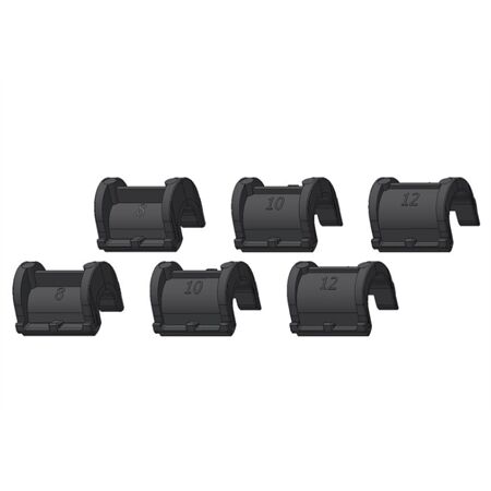 ORTLIEB Ersatz Haken Einsätze (16 mm) | QL2.1 System