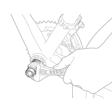 Topeak Catridge Bottom Bracket Tool Tretlager-Nuss