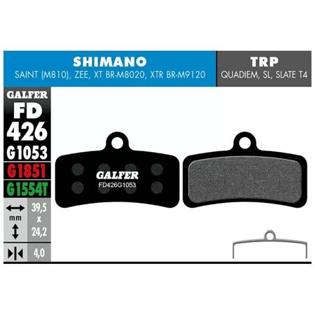 Galfer Bremsbelag Performance SHIMANO | 4-Kolben