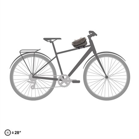 ORTLIEB Toptube-Bag dark sand | 1,5 L