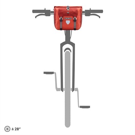 ORTLIEB Handlebar-Pack Plus salsa - dark chili | 11 L