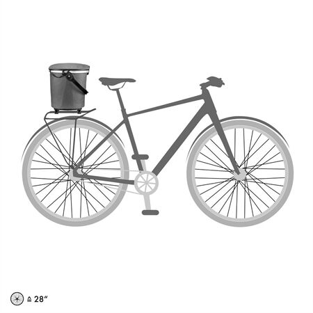 ORTLIEB Up-Town Rack Urban pepper | 17,5 L