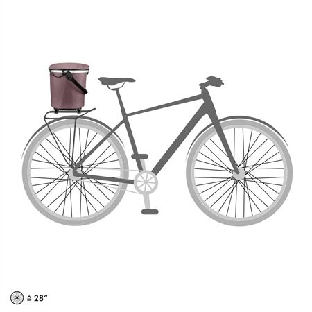 ORTLIEB Up-Town Rack Urban ash rose | 17,5 L