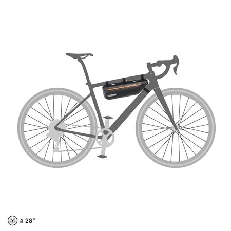 ORTLIEB Frame-Pack Toptube black matt | 3 L