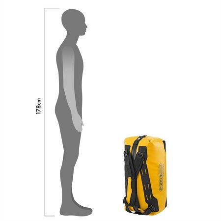 ORTLIEB Duffle sunyellow - black | 60 L