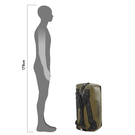 ORTLIEB Duffle olive - black | 60 L