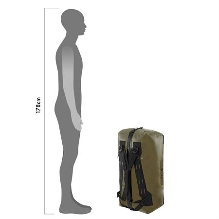 ORTLIEB Duffle olive - black | 85 L
