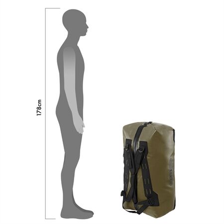 ORTLIEB Duffle olive - black | 110 L