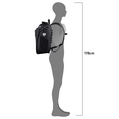 ORTLIEB Vario High-Vis black reflective | 26 L