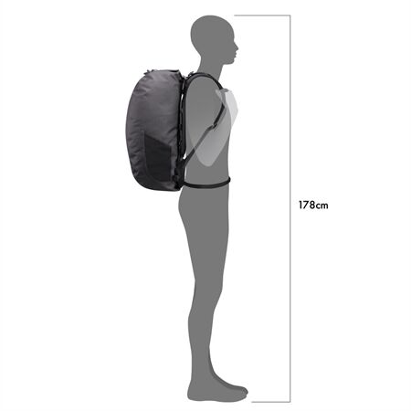 ORTLIEB Atrack Metrosphere black embossed | 34 L