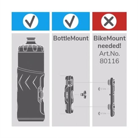 SKS MonkeyBottle 600ml 
inkl. Flaschenhalter