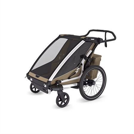 Thule Kindersportwagen Chariot Cross 2 double|fadedkhaki