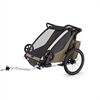 Thule Kindersportwagen Chariot Cross 2 double|fadedkhaki