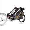 Thule Kindersportwagen Chariot Cross 2 double|fadedkhaki